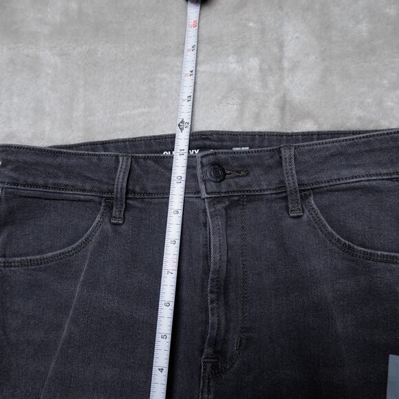 Old Navy High Rise WOW Straight Dark Gray Denim Jeans Womens Size 8 - Picture 9 of 16